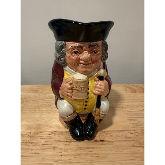 Royal Doulton Jolly Toby Character Toby Jug Mug Made in England JL - Picture 1 of 13